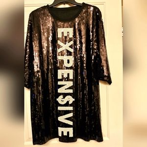 Sequence dress/long shirt